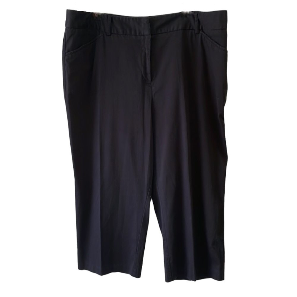 EUC 212 Collection Black Cotton Capris - Sz 18